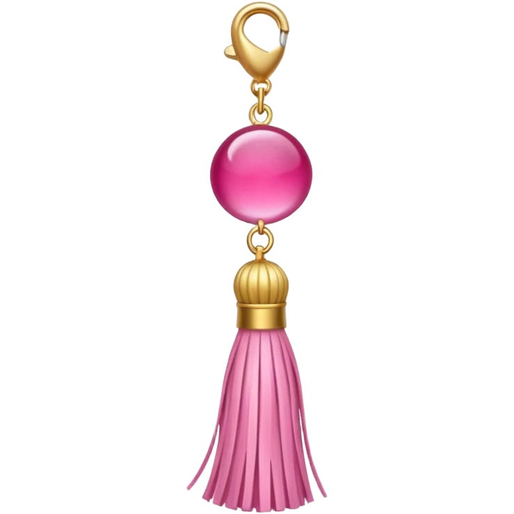 pink ade tassel pendant emoji