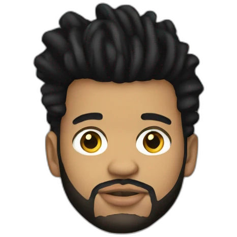 The weeknd emoji
