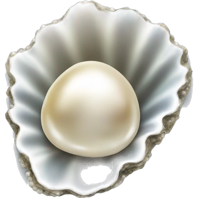 oyster with a pearl emoji