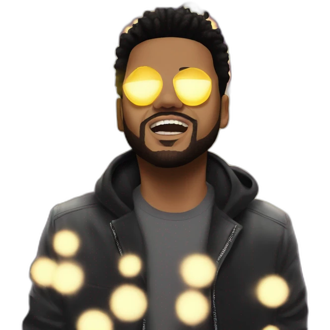 The Weeknd blinding lights emoji