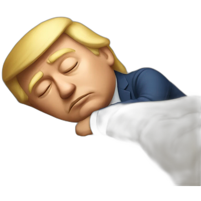 Sleeping-trump emoji