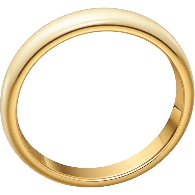 Cream wedding ring emoji