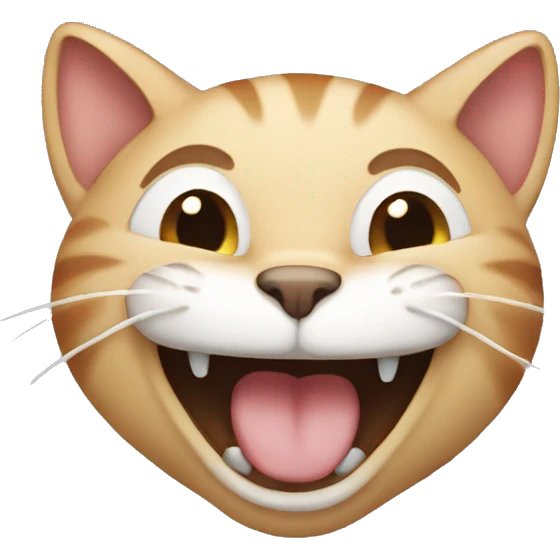 cat laughing  emoji