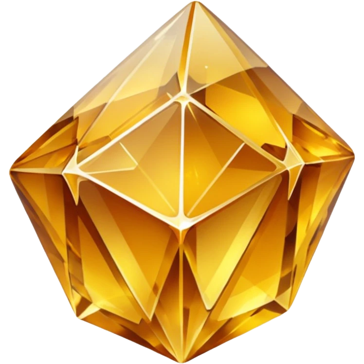 raw golden crystal emoji