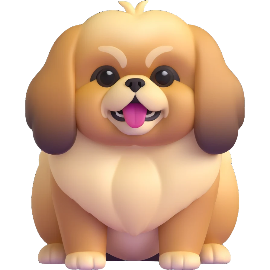 Pekingese dog emoji