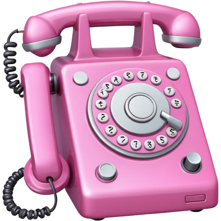 pink callphone setting gear emoji