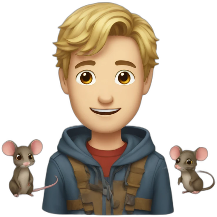 Niclas and rats emoji