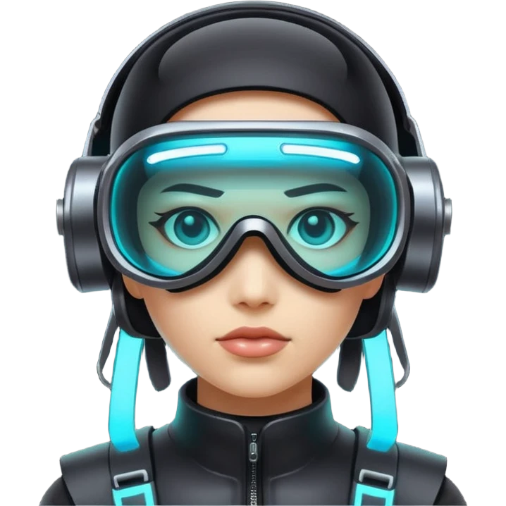 cyberpunk visor goggles  emoji