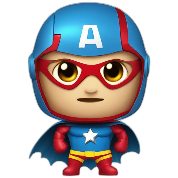 superhero math mascotte emoji