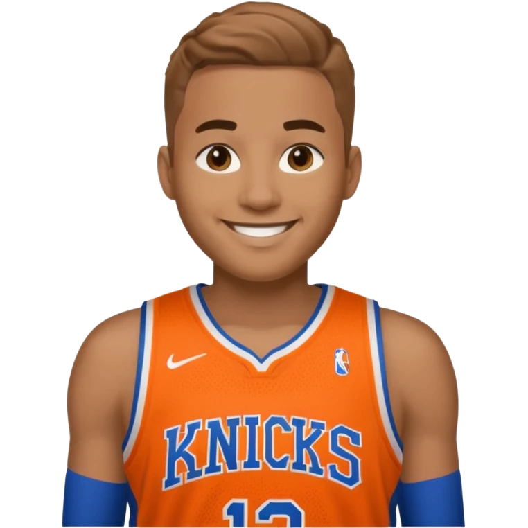 Smiley new york knicks emoji