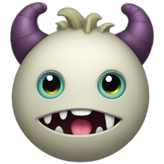 Cute monster emoji