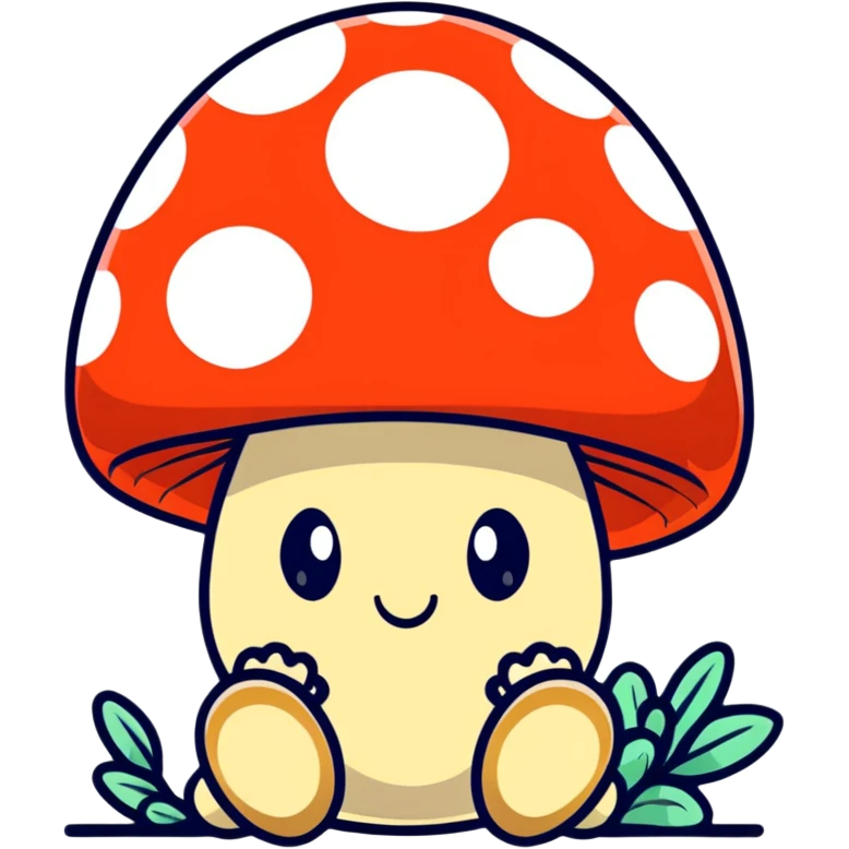Mushroom baby emoji