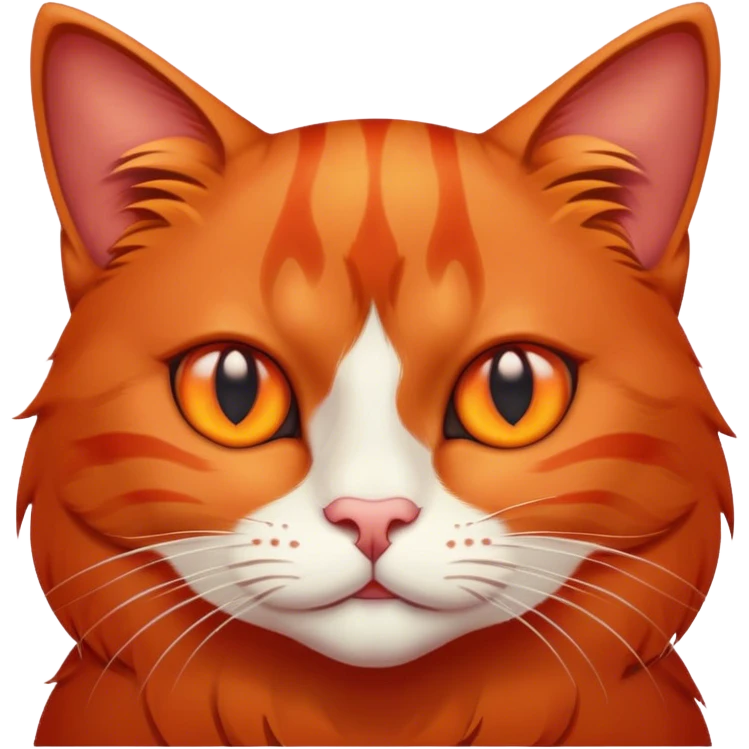 red cat emoji