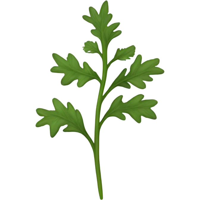 Mizuna plant emoji