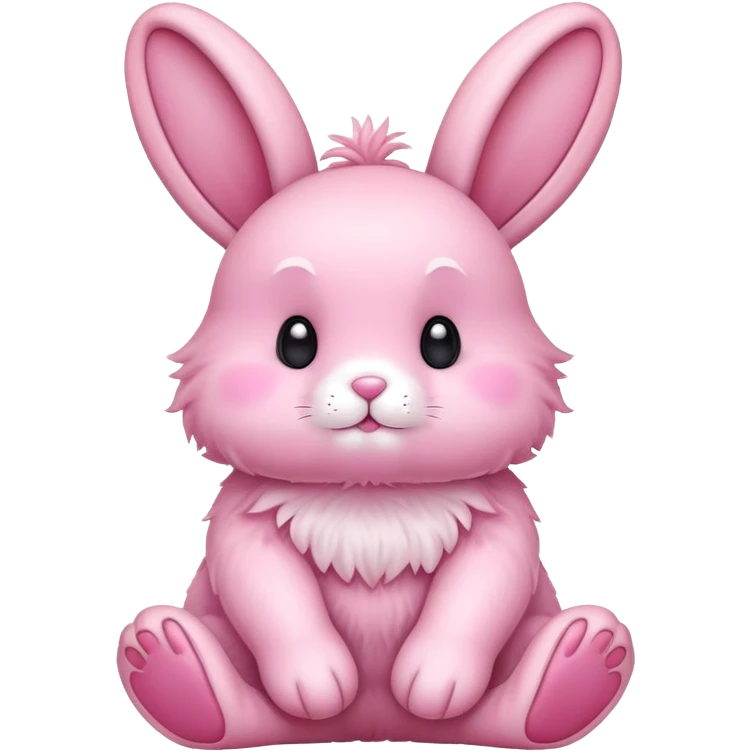 pink bunny emoji