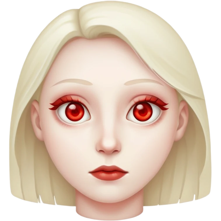 Person with red eyes emoji