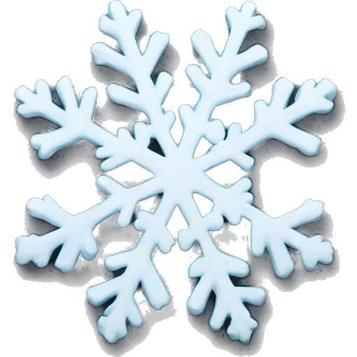 snow flakes emoji