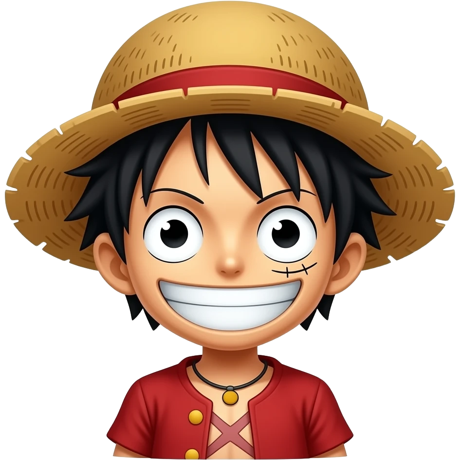 Luffy Emoji emoji