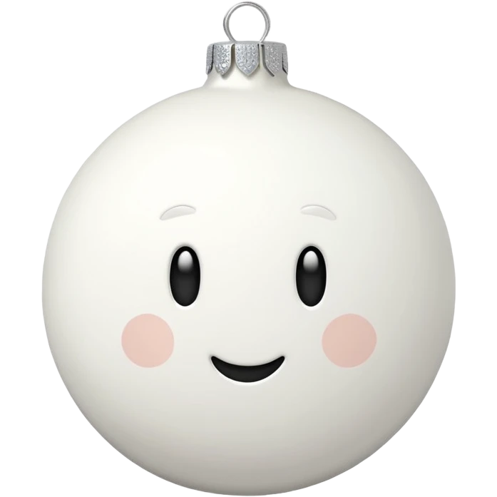 christmas white decoration not for the tree emoji