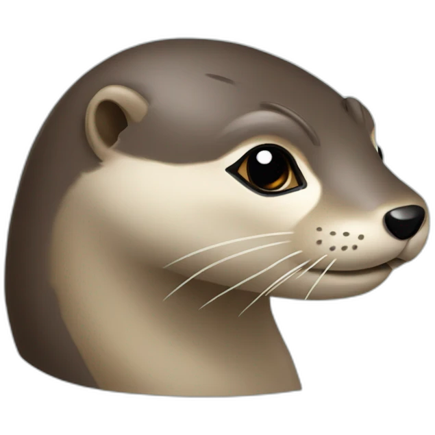 loutre sur tourtue emoji