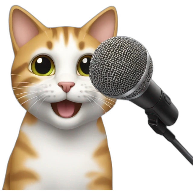 cat dropping the mic emoji