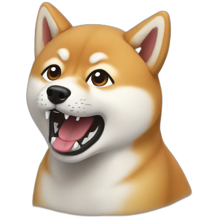 shiba-fighting emoji