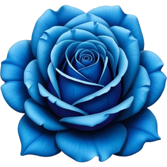 Rosa azul emoji