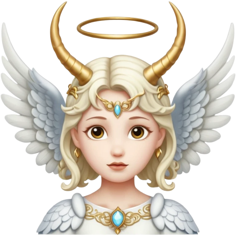 Angel with horns  emoji