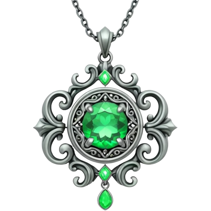 haunted necklace emoji