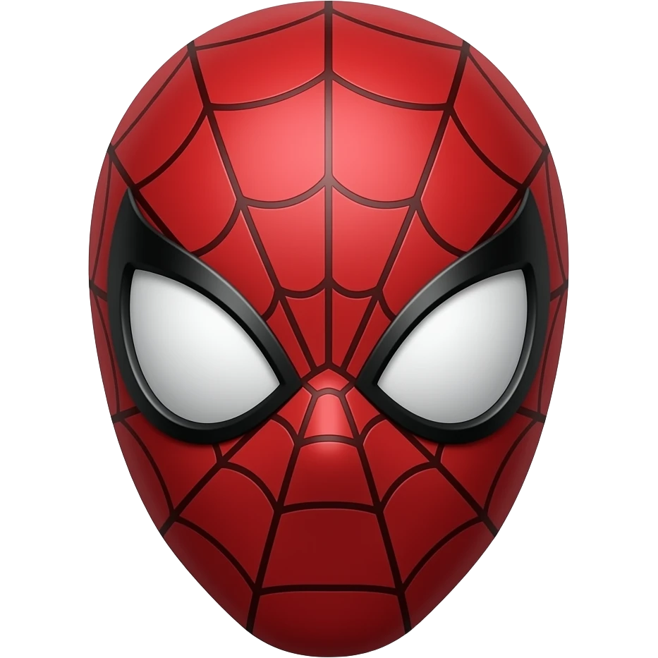 Create a Spider-Man mask emoji emoji