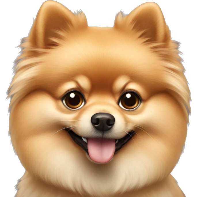 pomeranian dog  emoji