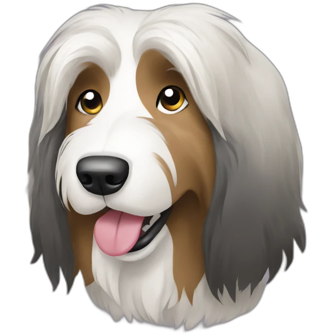 Bearded-collie emoji