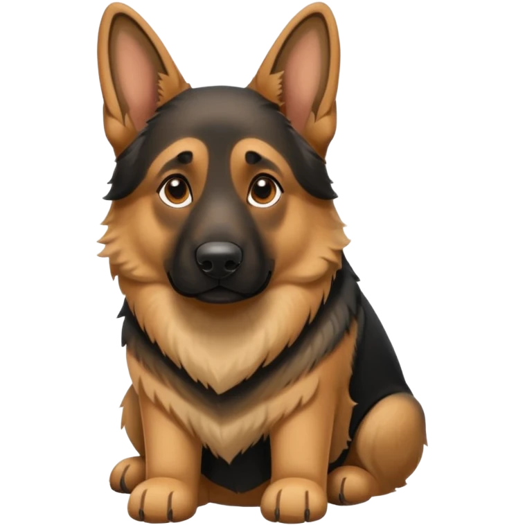 German shepherd  emoji