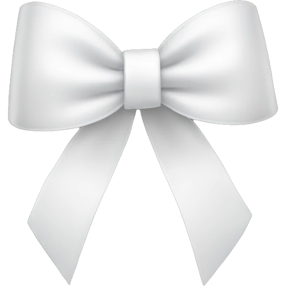 White Ribbon bow emoji