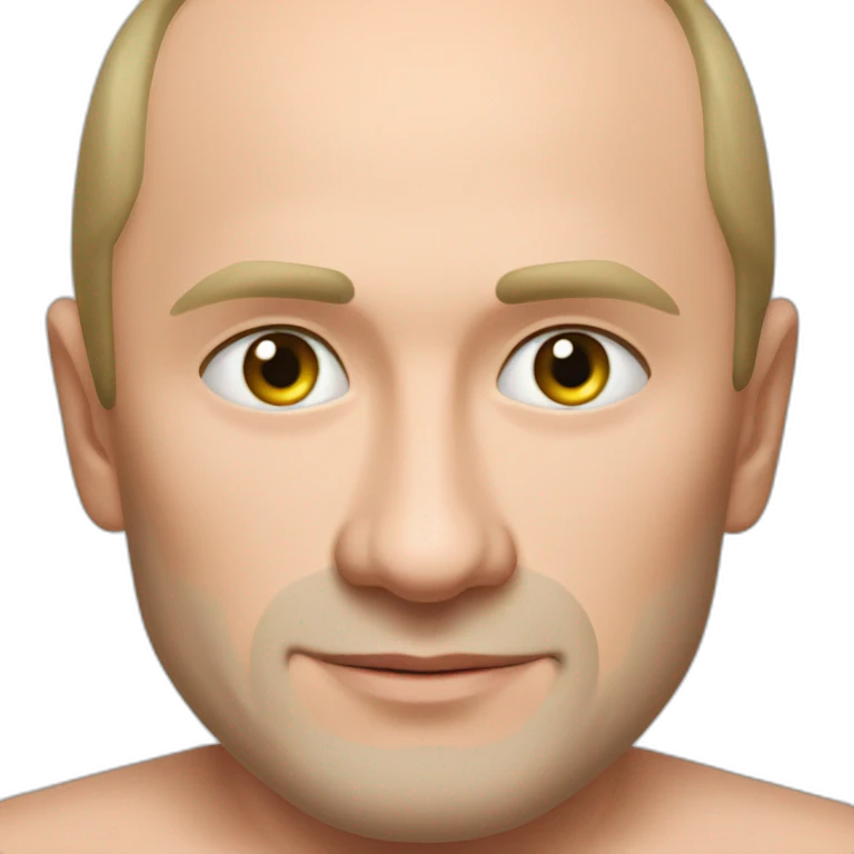 Shirtless putin emoji