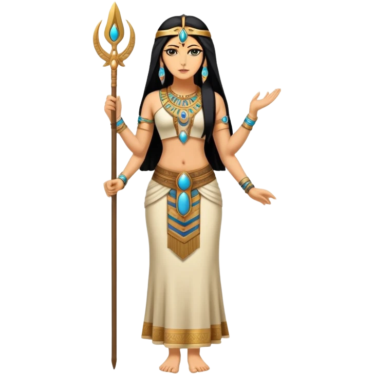 fullbody realistic annunaki attractive female emoji