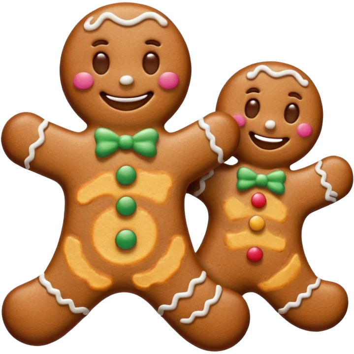 gingerbread man emoji