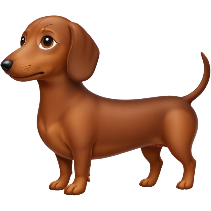 Sausage dog emoji