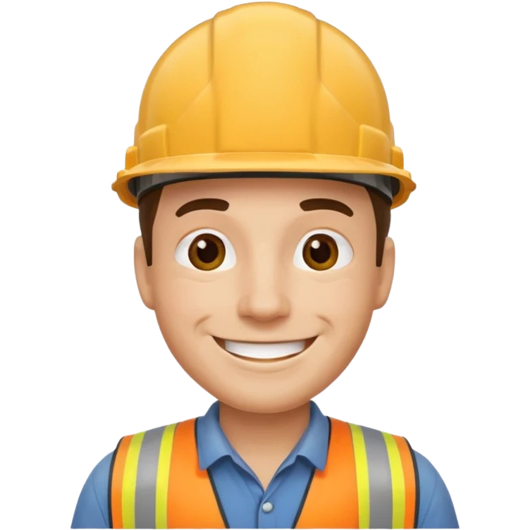 Man in construction hat emoji