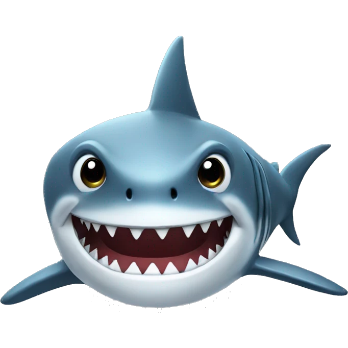 shark with tophat emoji