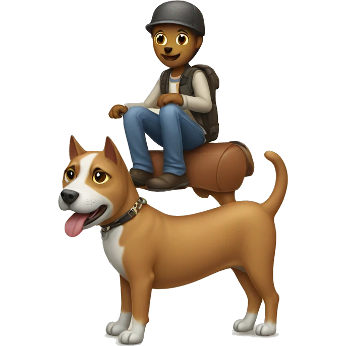 cat-riding-dog emoji  emoji