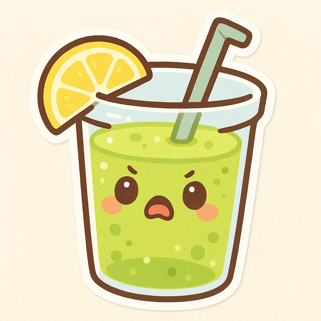 acidulous drink emoji
