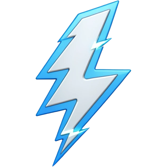 lightning bolt emoji