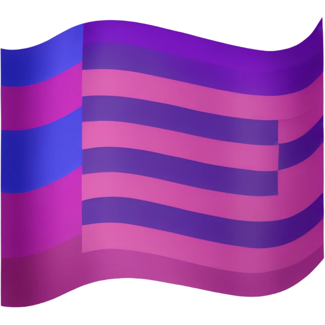 A bisexual flag emoji
