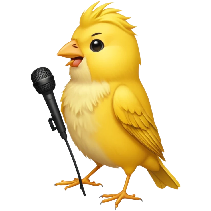 canary singing emoji