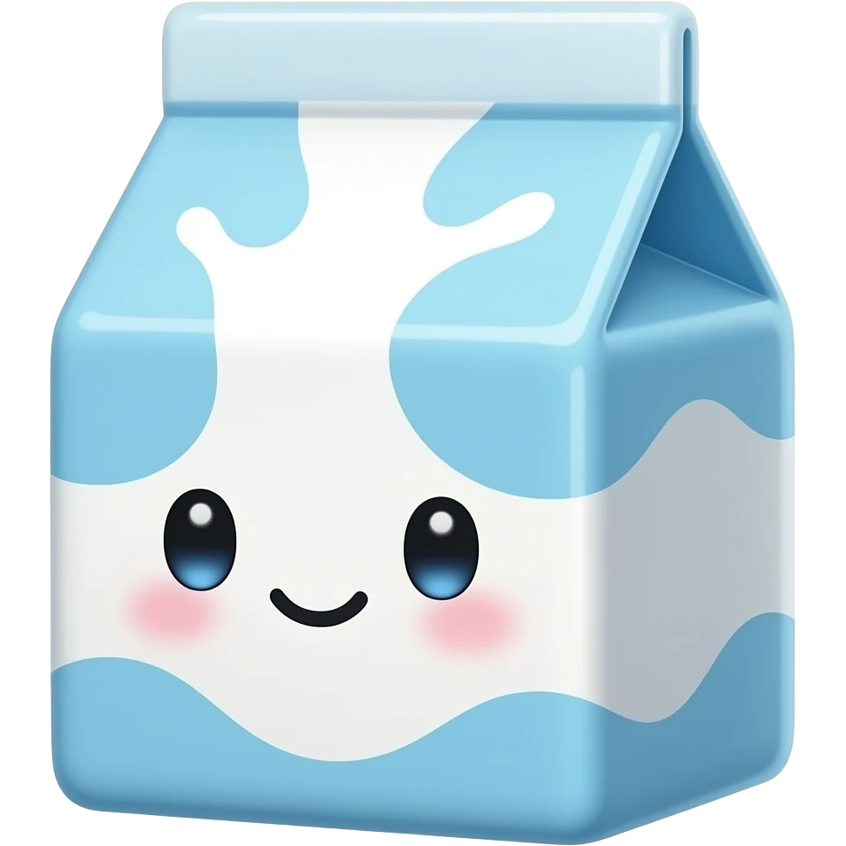 Lait kawaii emoji