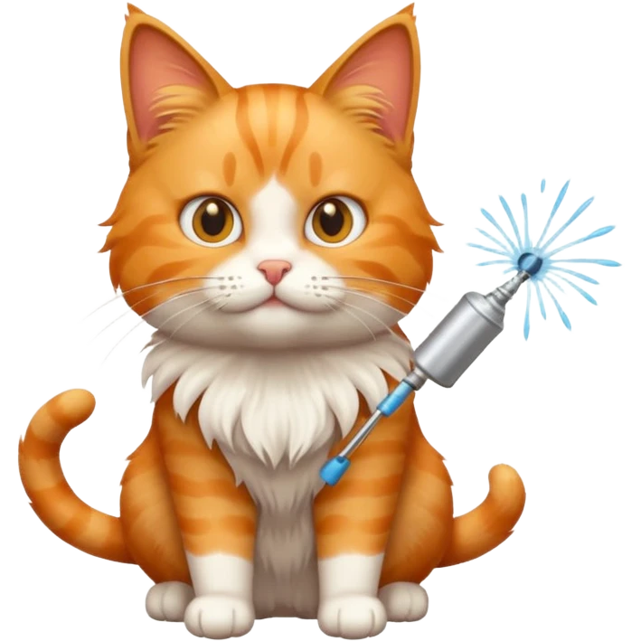Cat squirts  emoji