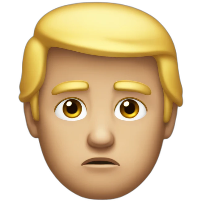 sad donald trump emoji