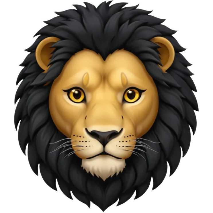 Siyah aslan emoji