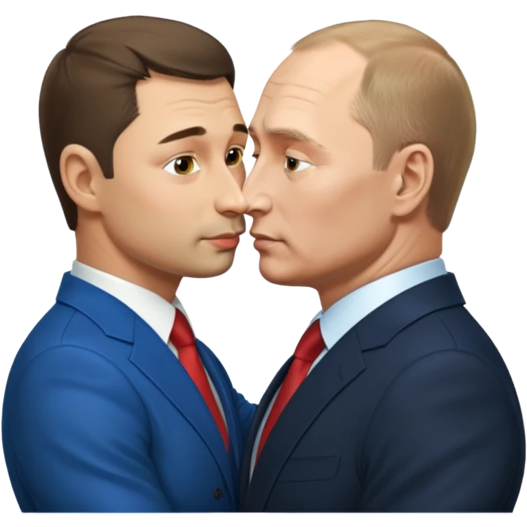 zelensky president ukraine kiss putin ass emoji